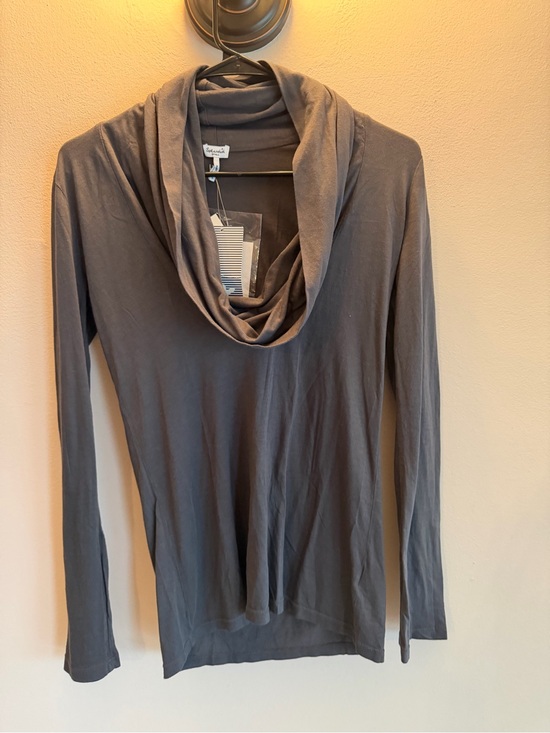 Splendid Sweaters - Splendid Slate Gray Cowl Neck Long Sleeve‎ top